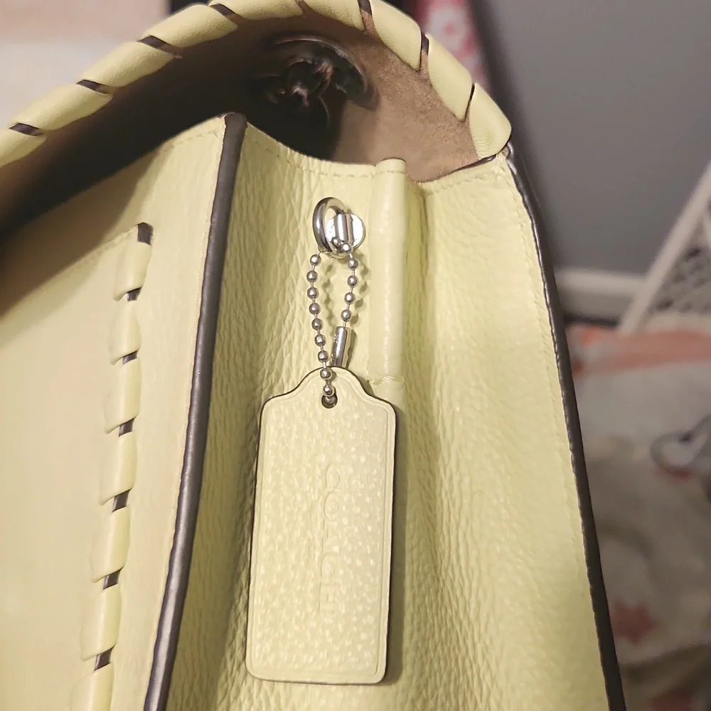 NWT. Coach Lane whipstitch shoulder bag and accessories - Picture 3 of 16